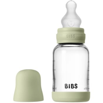 BIBS Baby Glass Bottle Silicone biberon anticolici cu suzetă din silicon - imagine 3